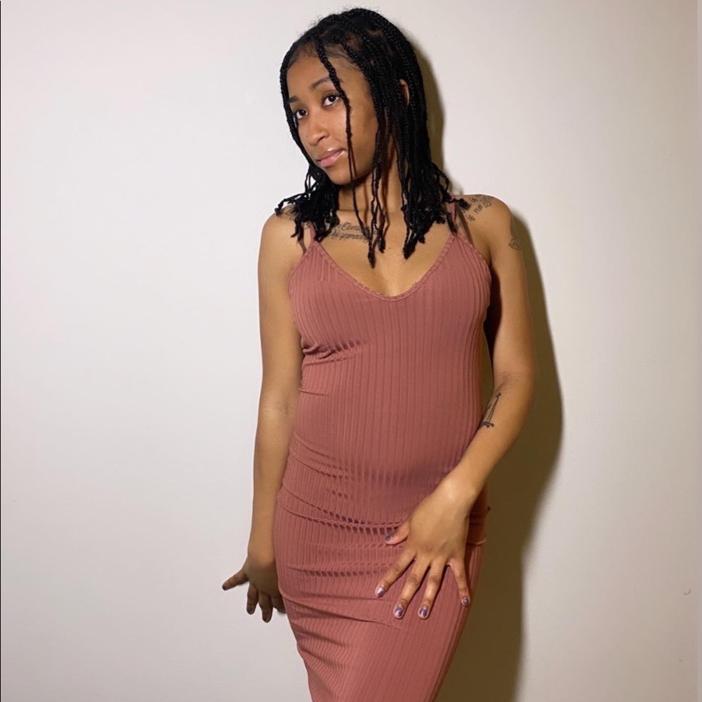 Think twice spaghetti strap dress